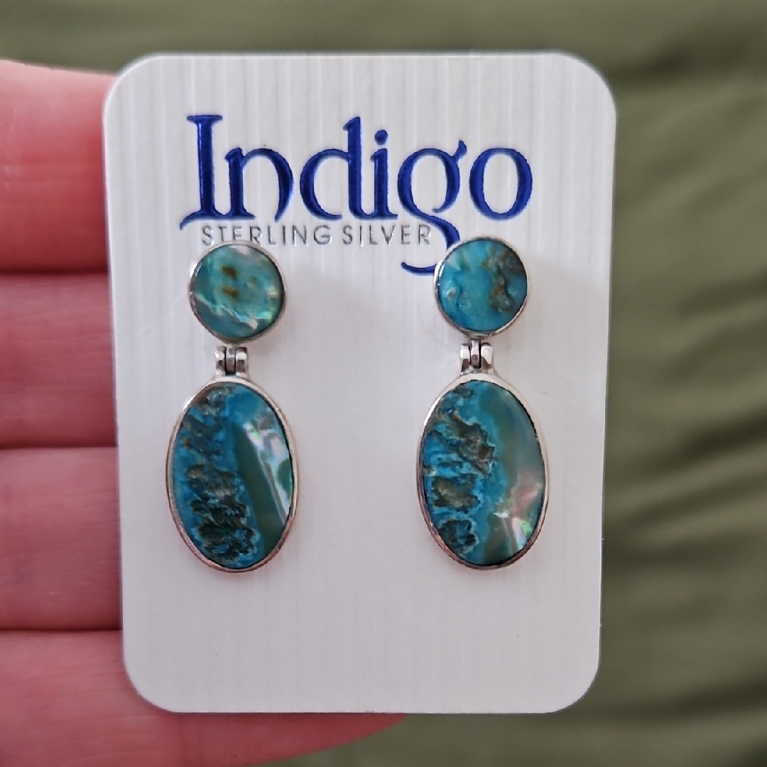 Indigo Sterling Silver Blue Earrings